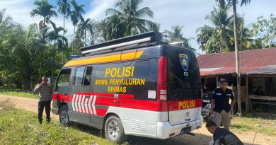 SATBINMAS & SITIK POLRES ACEH JAYA LAKSANAKAN SAMBANG SERTA BANTUAN INTERNET GRATIS STARLINK DI DESA PANGGONG SATBINMAS & SITIK POLRES ACEH JAYA LAKSANAKAN SAMBANG SERTA BANTUAN INTERNET GRATIS STARLINK DI DESA PANGGONG